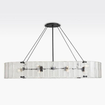 Womter Oval Crystal Chandelier 60"