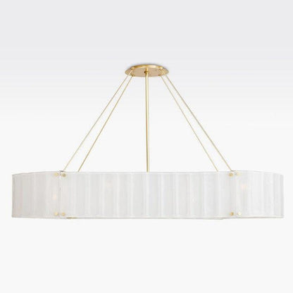 Womter Oval Crystal Chandelier 60"