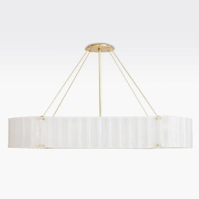 Womter Oval Crystal Chandelier 60"
