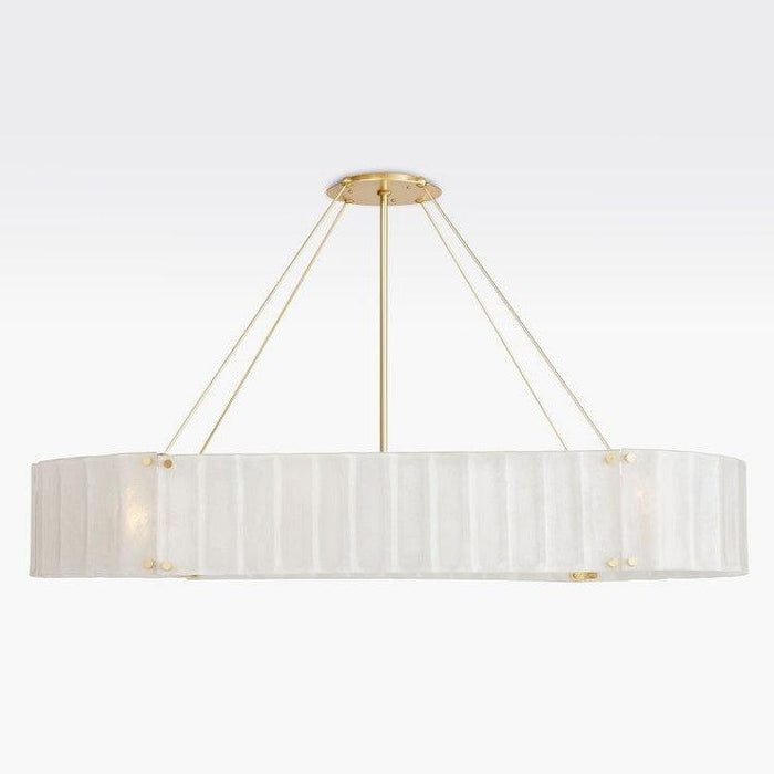 Womter Oval Crystal Chandelier 60"