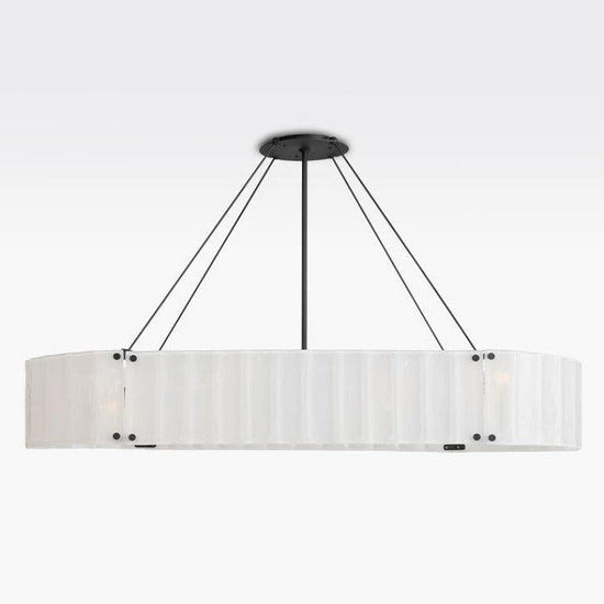 Womter Oval Crystal Chandelier 60"