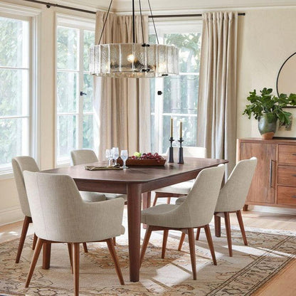 Womter Round Crystal Chandelier 24"