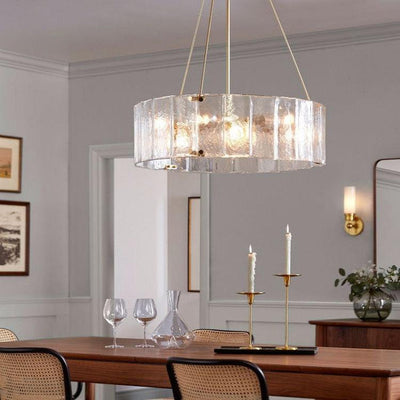 Womter Round Crystal Chandelier 24"