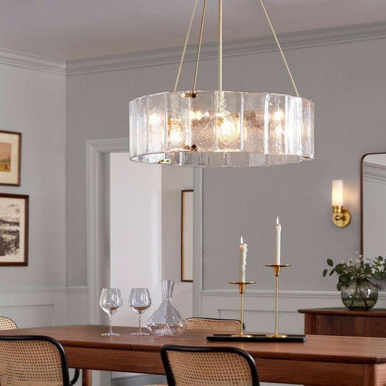 Womter Round Crystal Chandelier 24"