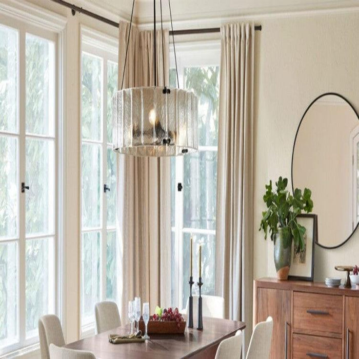 Womter Round Crystal Chandelier 24"