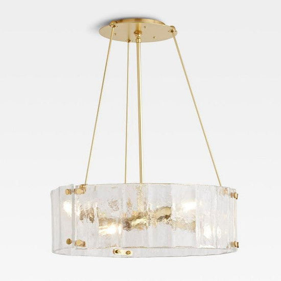 Womter Round Crystal Chandelier 24"