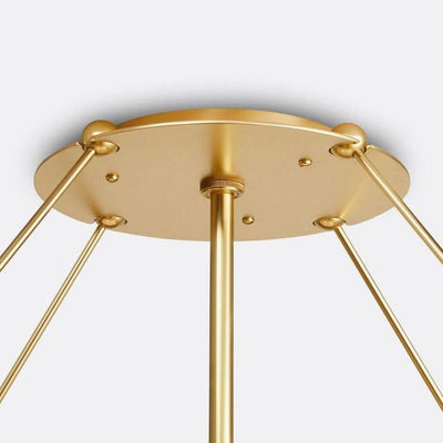 Womter Round Crystal Chandelier 48"