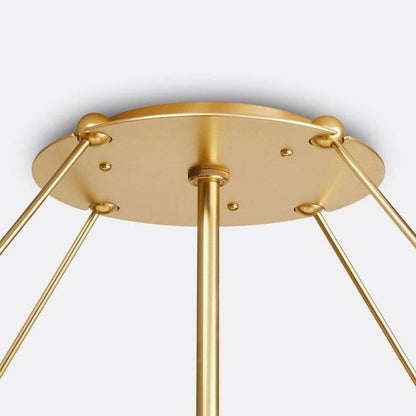 Womter Round Crystal Chandelier 48"