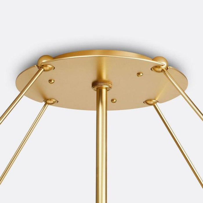 Womter Round Crystal Chandelier 48"