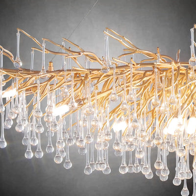 63" Modern Crystal Tree Branch Chandelier with 15 Lights