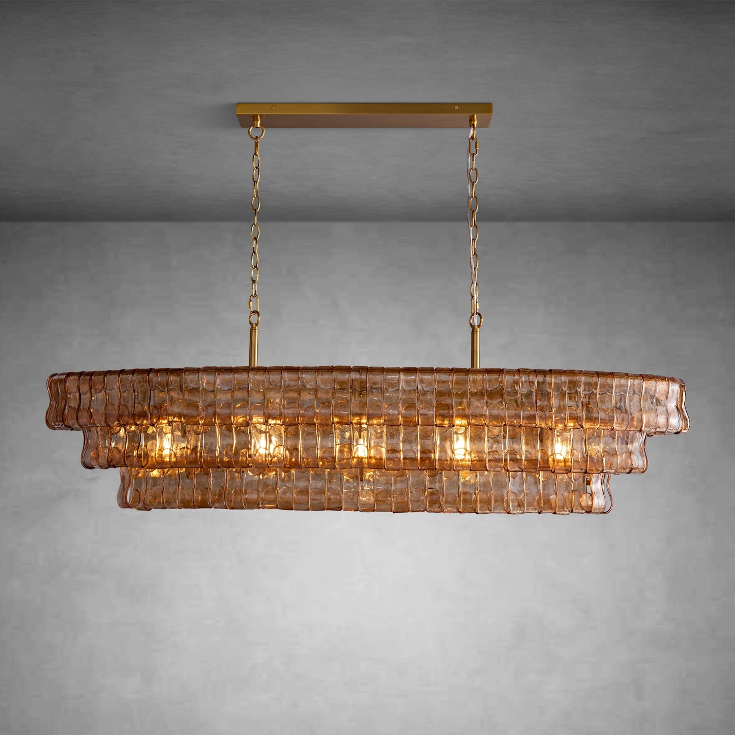 Ghiaccio Oval Chandelier