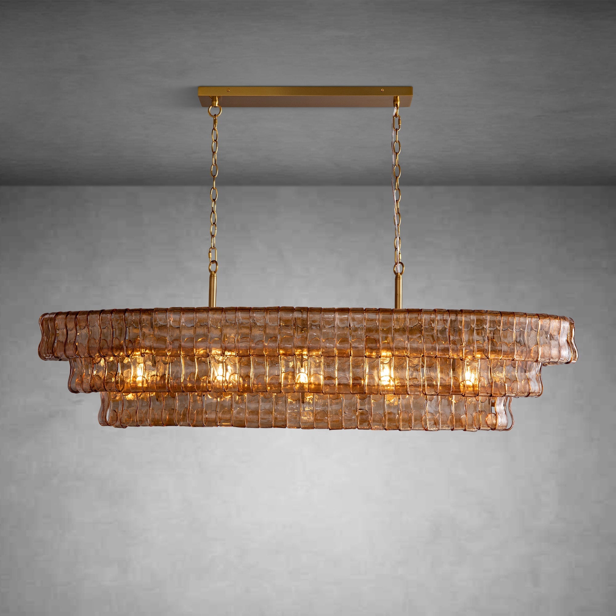 Ghiaccio Oval Chandelier