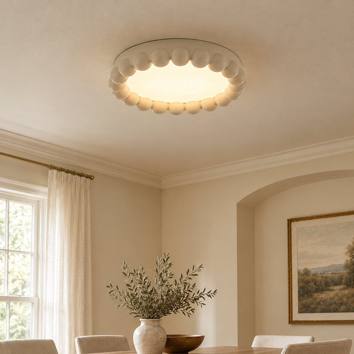 Tricolordeer Modern Resin and Acrylic Ceiling Lamp