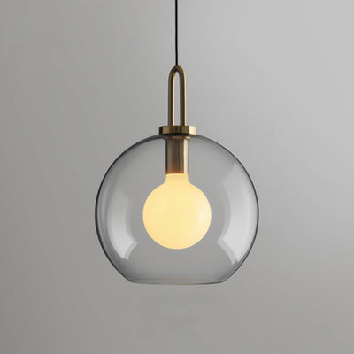 Minimalist Artisan Glass Pendant Light
