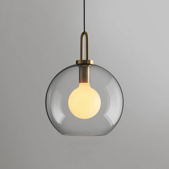 Minimalist Artisan Glass Pendant Light