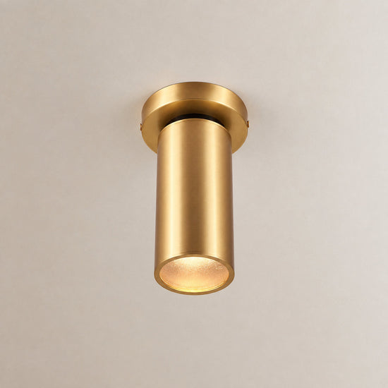 Horizon Brass Spotlight, 3.1-Inch x H 6.7-Inch, Brass for Bedroom & Living Room
