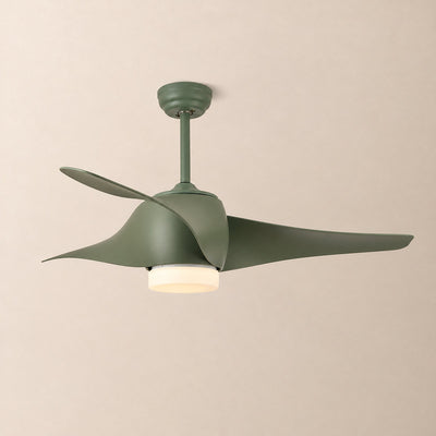 Tricolordeer Contemporary Sculptural Ceiling Fan Light