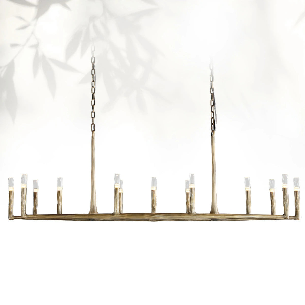 Thaddeas Forged Linear Chandelier 54"/72"/96"