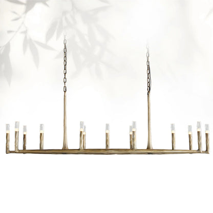 Thaddeas Forged Linear Chandelier 54"/72"/96"