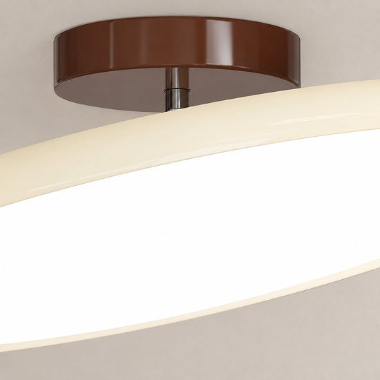 Drift Adjustable Ceiling Light, 11.8~19.7-Inch x H 3.5-Inch, Green, Triac Warm Dimming for Living Room & Bedroom