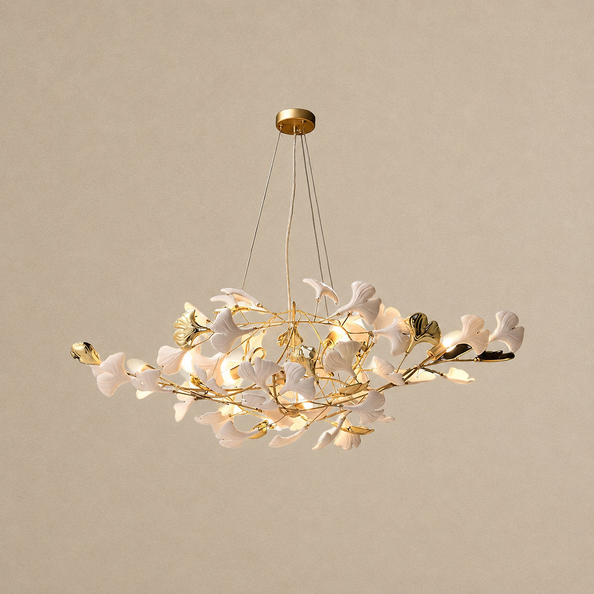Tricolordeer Botanical Oval 6-10 Light Chandelier