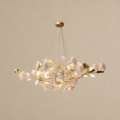 Tricolordeer Botanical Oval 6-10 Light Chandelier