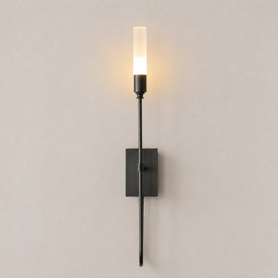 Double Arrow Wall Lamp, 3.9~5.5-Inch x H 23.6-Inch, Antique Brass (brass) for Living Room