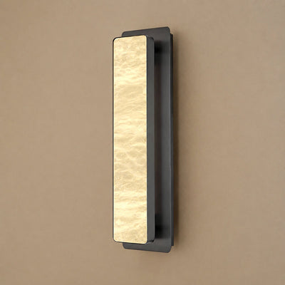 Velmora Alabaster Wall Lamp, 5.1-Inch x H 20.1-Inch, Gold & White, Warm Light for Living Room & Dining Room