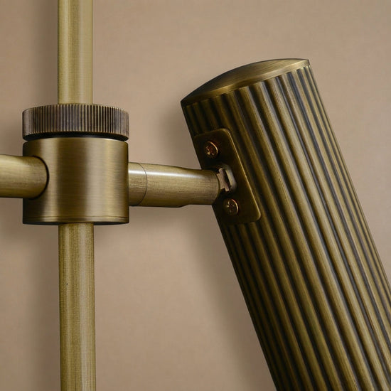 Spot Rail Wall Lamp,6.7~ 9.4-Inch x H 21.7~28-Inch, Bronze for Living Room