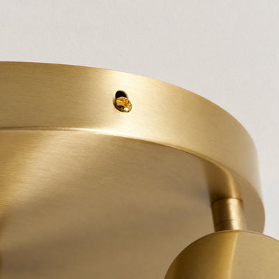 Barrel-Inspired Round Ceiling Light