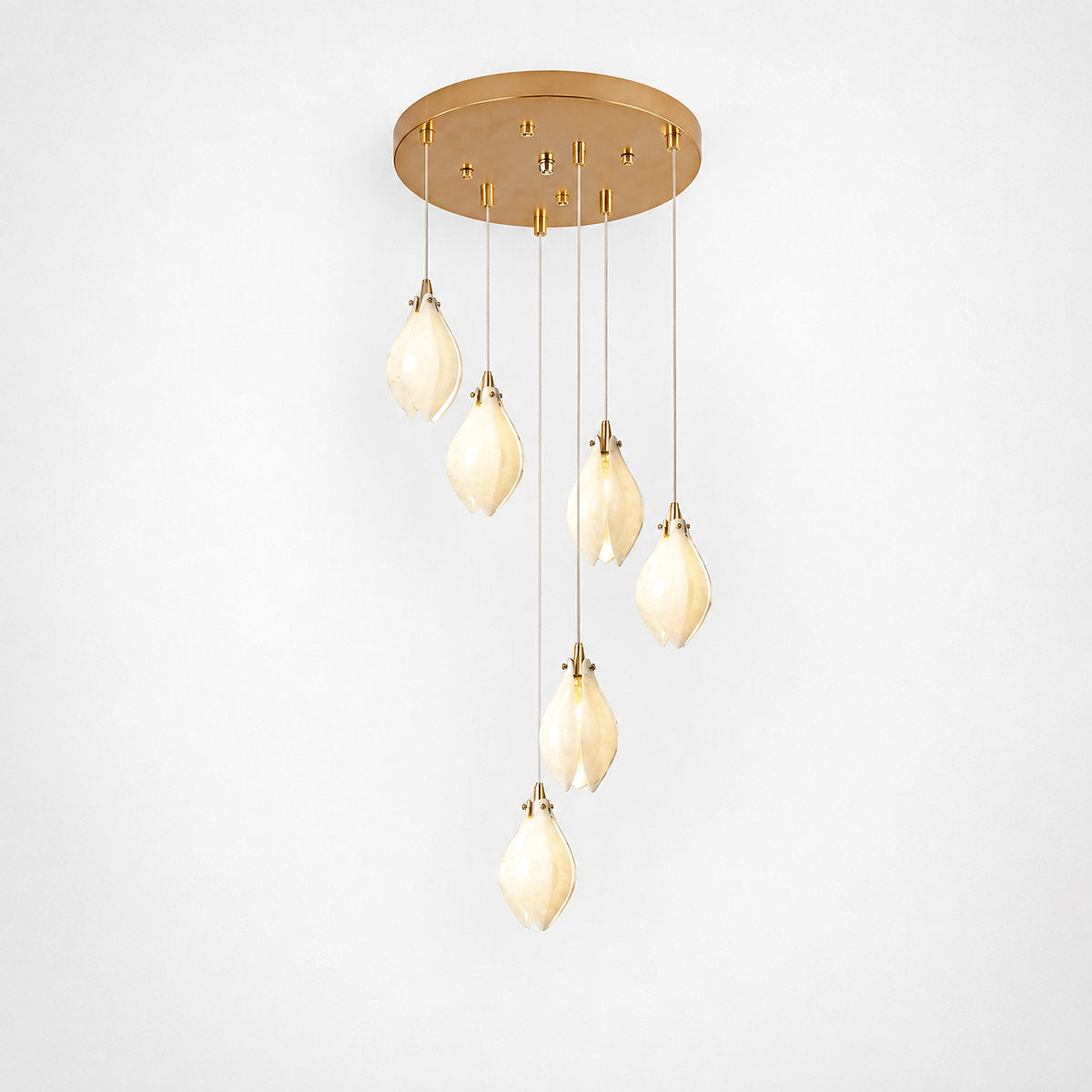 Petal Pendant Light with Versatile Configurations