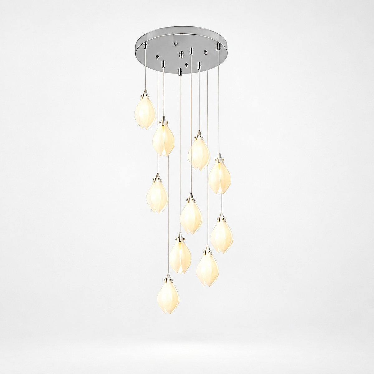 Petal Pendant Light with Versatile Configurations