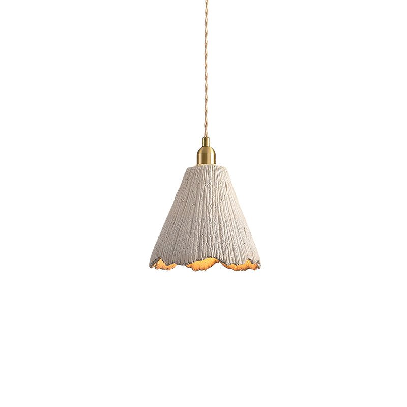 Raw Texture Cement Pendant Light Collection for Dining Room & Living Room