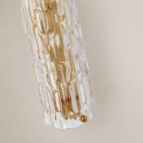 Fine Art Wall Lamp, 3.5-Inch x H 17.7~23.6-Inch, Gold for Living Room & Dining Room