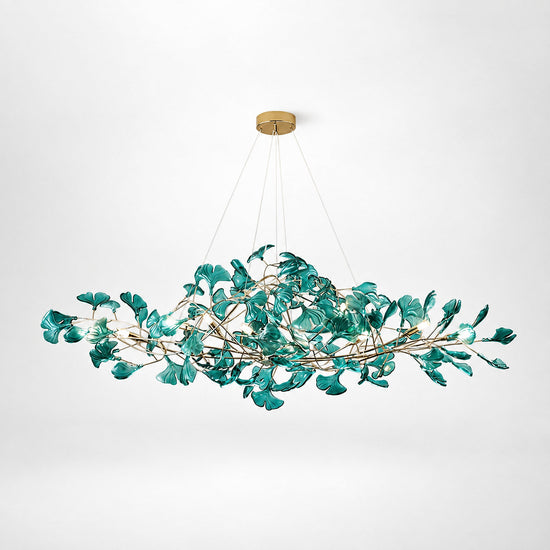 Tricolordeer Botanical Linear Multi-Light Chandelier