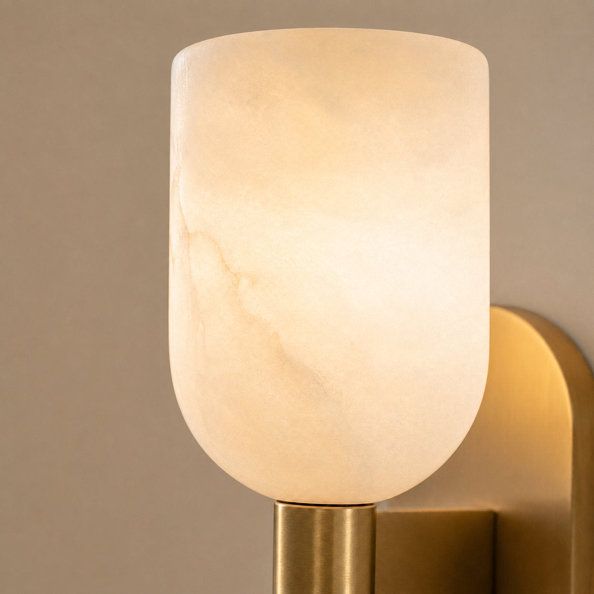 Tricolordeer Symmetrical Dual Light Brass Wall Sconce