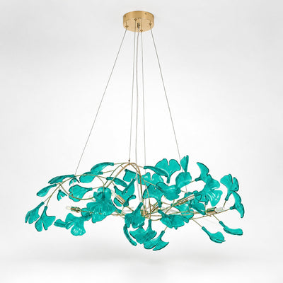 Tricolordeer Botanical Linear Multi-Light Chandelier