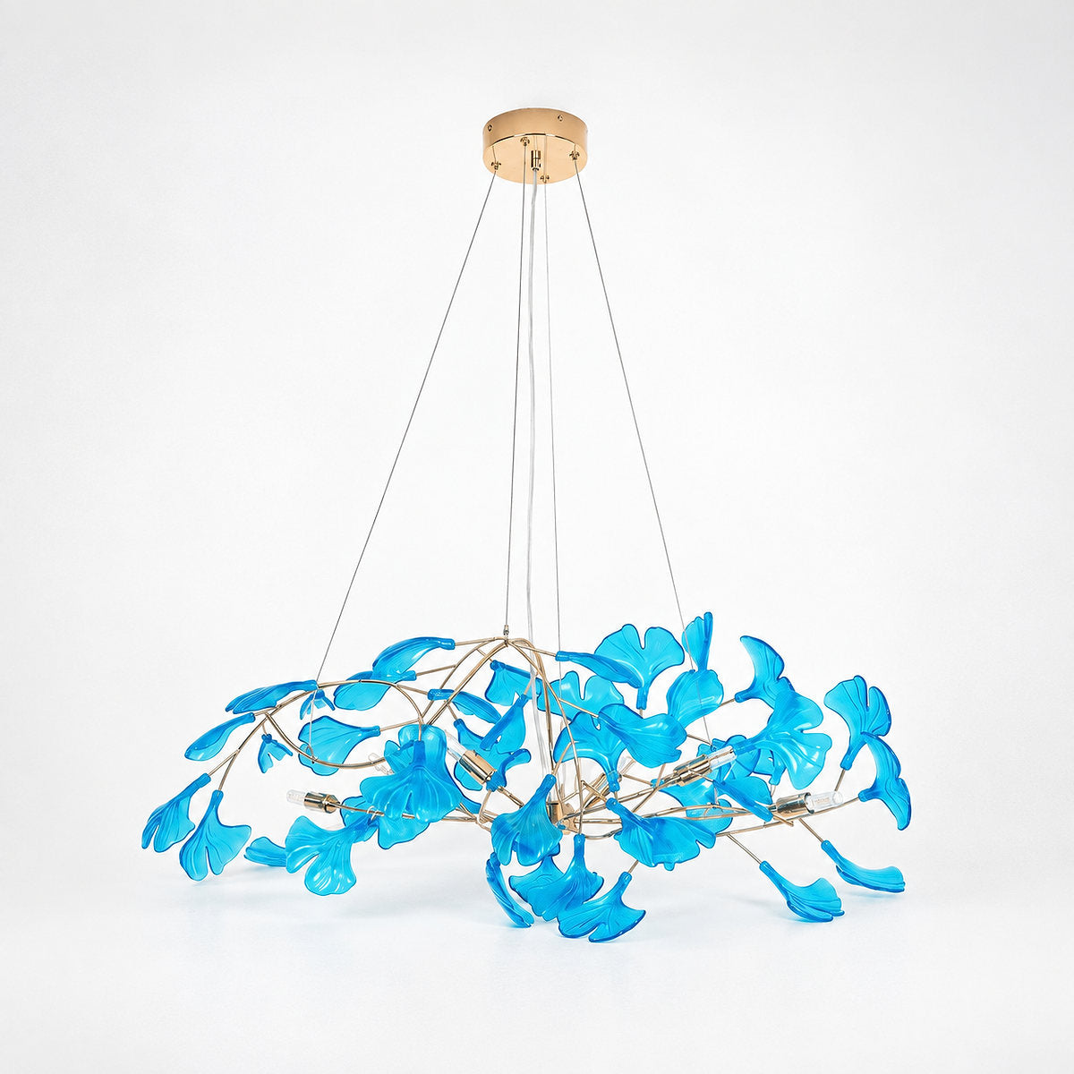 Tricolordeer Botanical Linear Multi-Light Chandelier