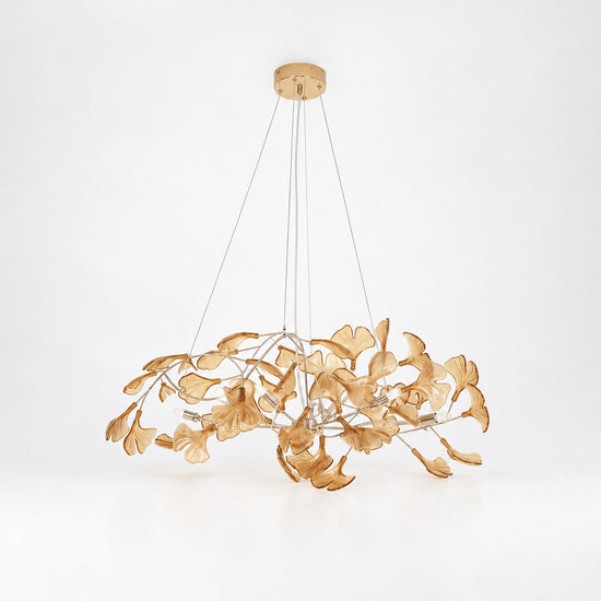 Tricolordeer Botanical Linear Multi-Light Chandelier