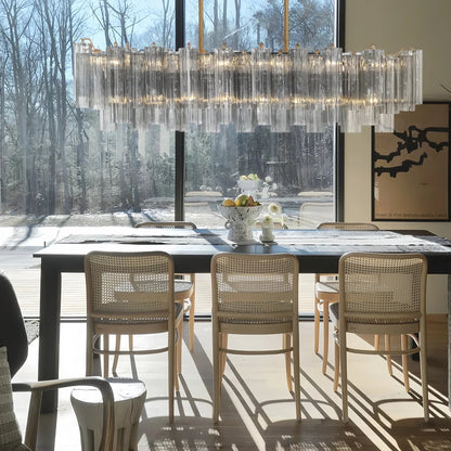 Addis 51'' Modern Linear Chandelier for Dining Room