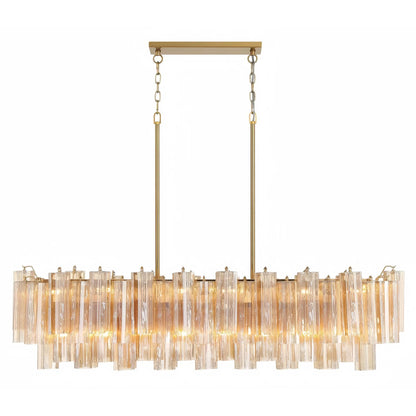 Addis 51'' Modern Linear Chandelier for Dining Room