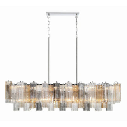 Addis 51'' Modern Linear Chandelier for Dining Room