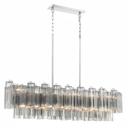Addis 51'' Modern Linear Chandelier for Dining Room