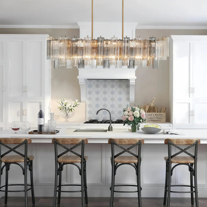 Addis 51'' Modern Linear Chandelier for Dining Room