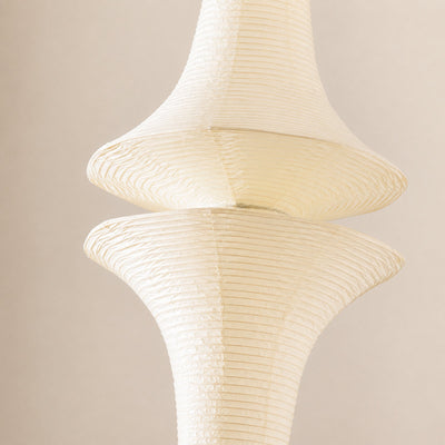 Sculptural Tiered Pendant Light 3 Bulbs