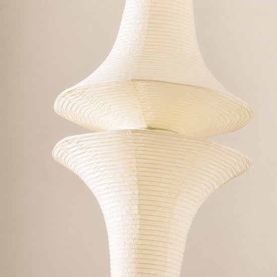 Sculptural Tiered Pendant Light 3 Bulbs