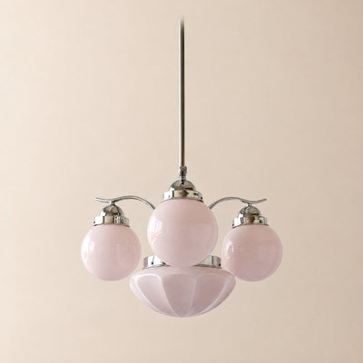 Tricolordeer Globe Glass Multi-Light Chandelier