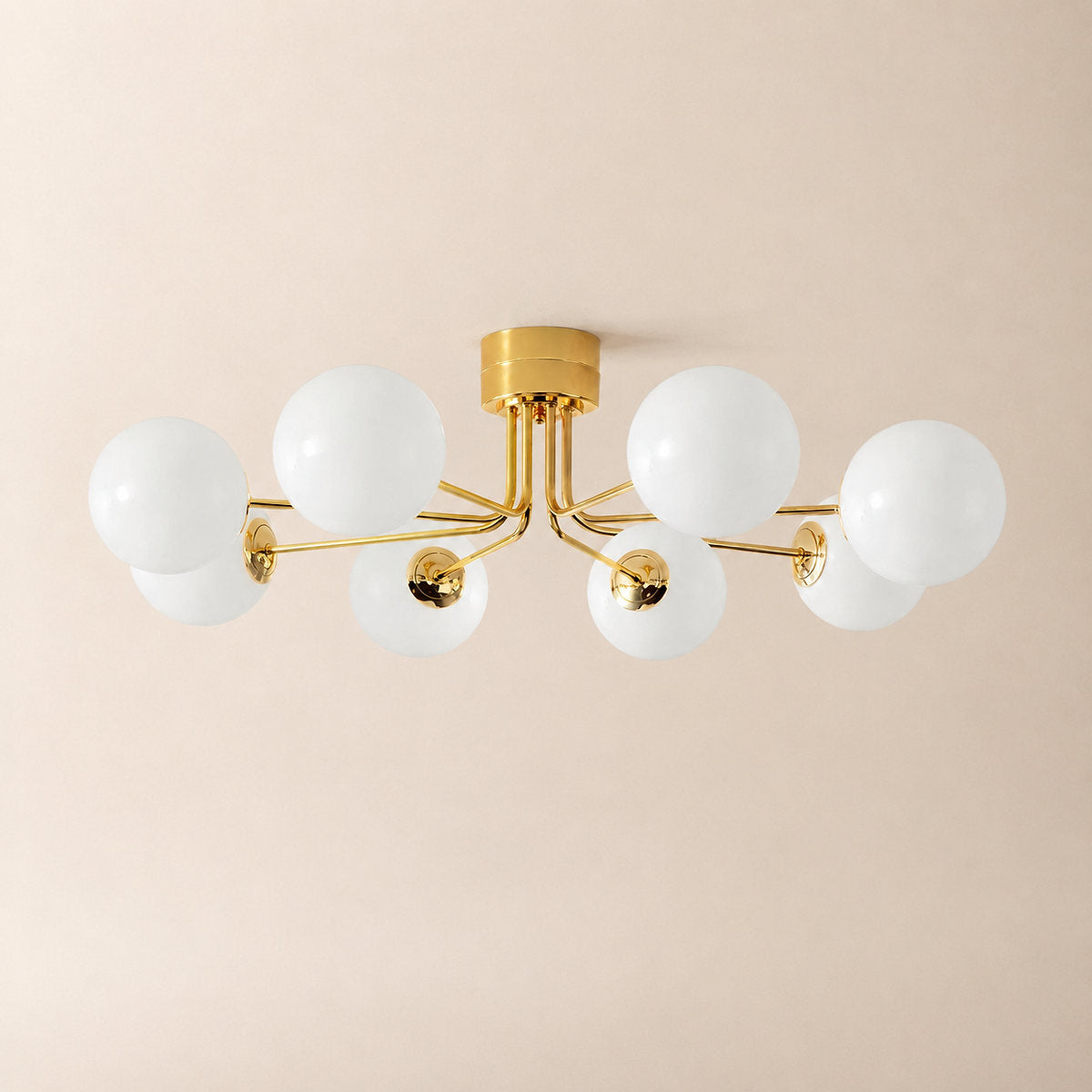 Tricolordeer Curved Multi-Light Ceiling Lamp