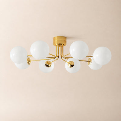 Tricolordeer Curved Multi-Light Ceiling Lamp