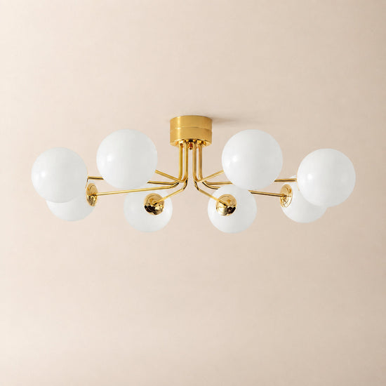Tricolordeer Curved Multi-Light Ceiling Lamp
